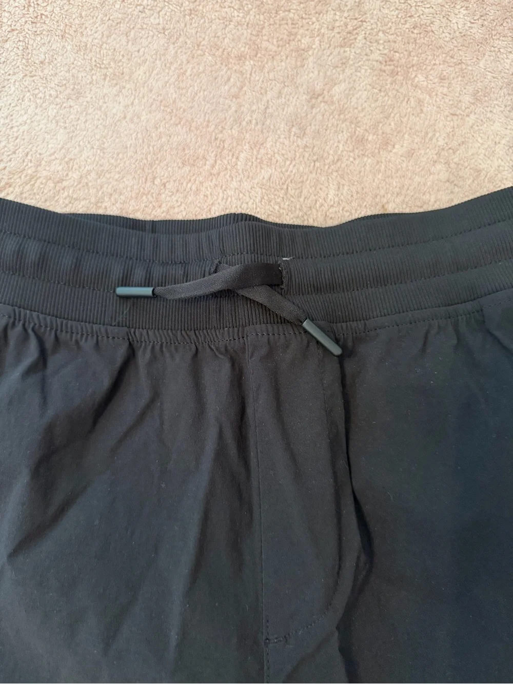 Wonder Nation Black Kids Drawstring Shorts